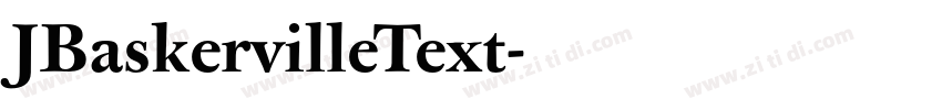 JBaskervilleText字体转换