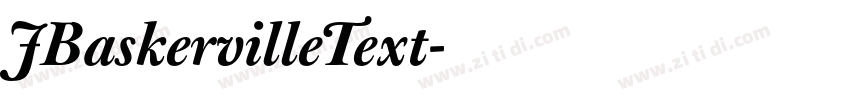 JBaskervilleText字体转换