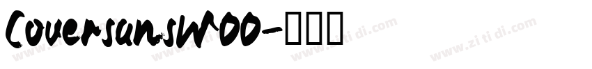 CoversansW00字体转换