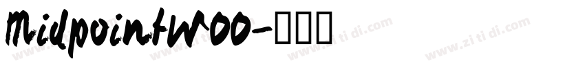 MidpointW00字体转换