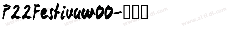 P22Festivaw00字体转换