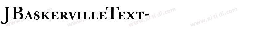 JBaskervilleText字体转换