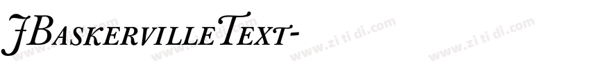 JBaskervilleText字体转换