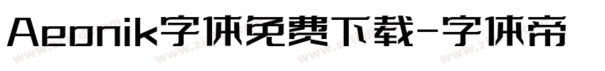 Aeonik字体免费下载字体转换