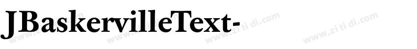 JBaskervilleText字体转换