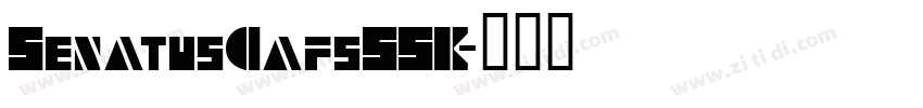 SenatusCapsSSK字体转换
