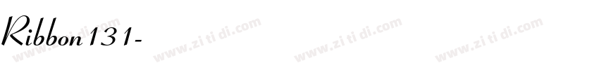 Ribbon131字体转换