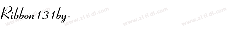 Ribbon131by字体转换