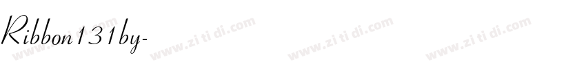 Ribbon131by字体转换