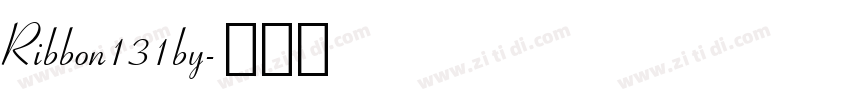 Ribbon131by字体转换