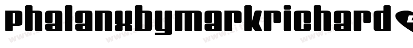 PhalanxbyMarkRichard字体转换