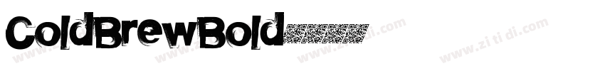 ColdBrewBold字体转换