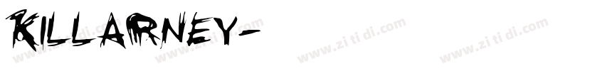Killarney字体转换