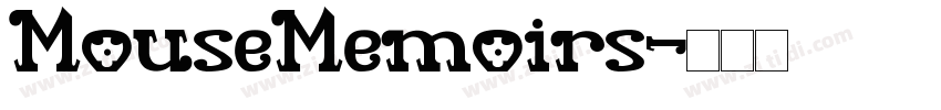 MouseMemoirs字体转换