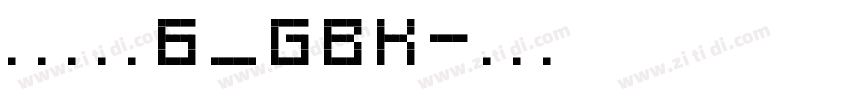 方正兰亭黑6_GBK字体转换