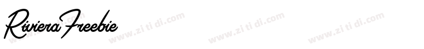 RivieraFreebie字体转换