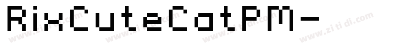 RixCuteCatPM字体转换