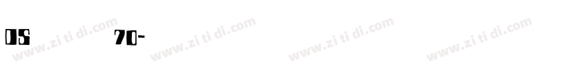 DS照和70字体转换