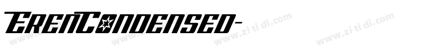 ErenCondensed字体转换