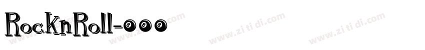 RocknRoll字体转换
