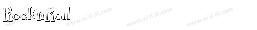 RocknRoll字体转换