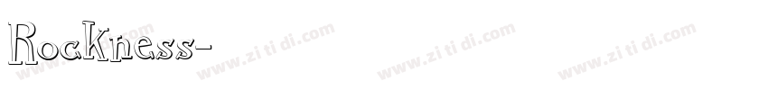Rockness字体转换