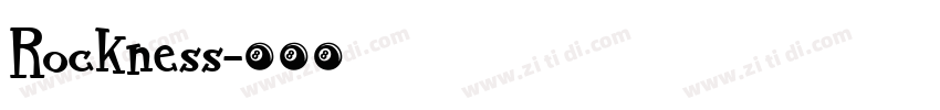 Rockness字体转换