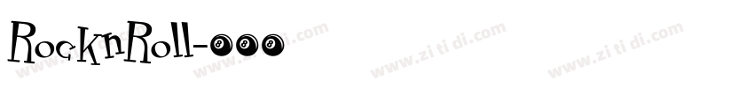 RocknRoll字体转换