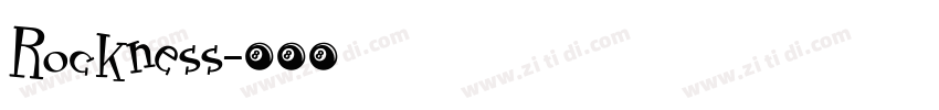 Rockness字体转换