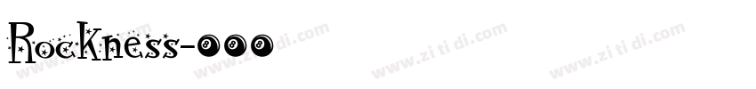 Rockness字体转换