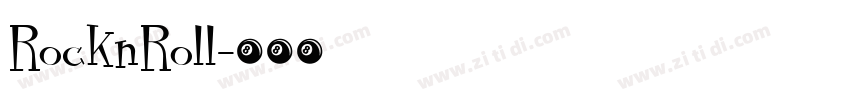 RocknRoll字体转换
