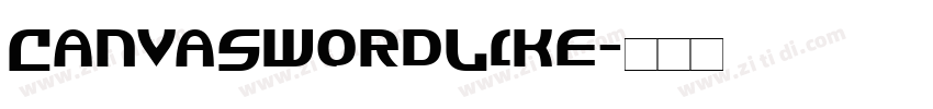 CanvaSwordLike字体转换