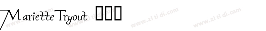 MarietteTryout字体转换