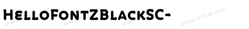 HelloFontZBlackSC字体转换
