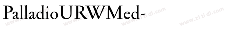 PalladioURWMed字体转换