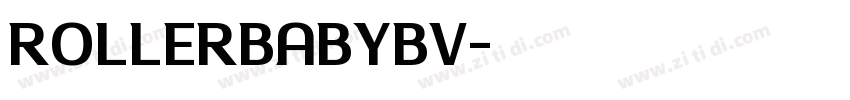 RollerBabyBV字体转换