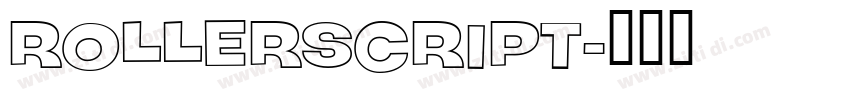 Rollerscript字体转换