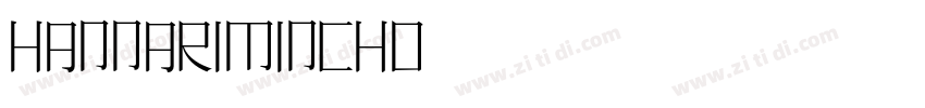 HannariMincho字体转换
