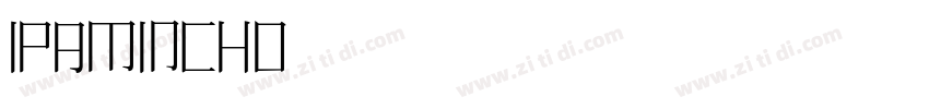 IPAMincho字体转换