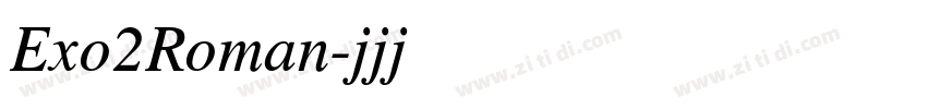 Exo2Roman字体转换