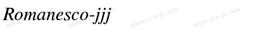 Romanesco字体转换