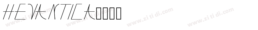 Hevantica字体转换
