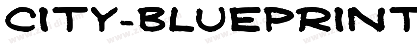 city-blueprint字体转换