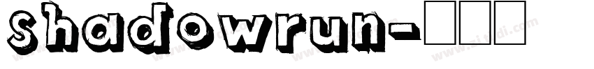 Shadowrun字体转换