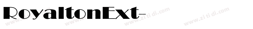 RoyaltonExt字体转换