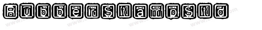 RubberStampStd字体转换