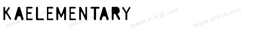 KAElementary字体转换