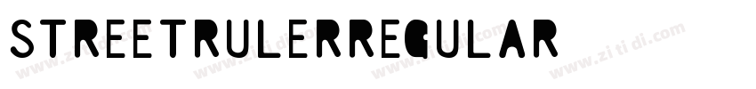 StreetRulerRegular字体转换