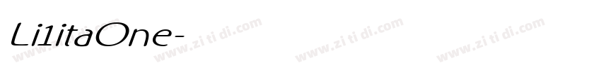 Li1itaOne字体转换
