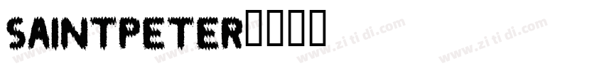 SaintPeter字体转换